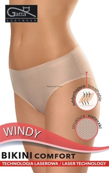  WINDY Bikini Comfort GATTA 1575/1593, - sieviešu bezvīļu apakšbiksītes