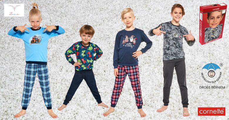 Kokvilnas pidžamas zēniem